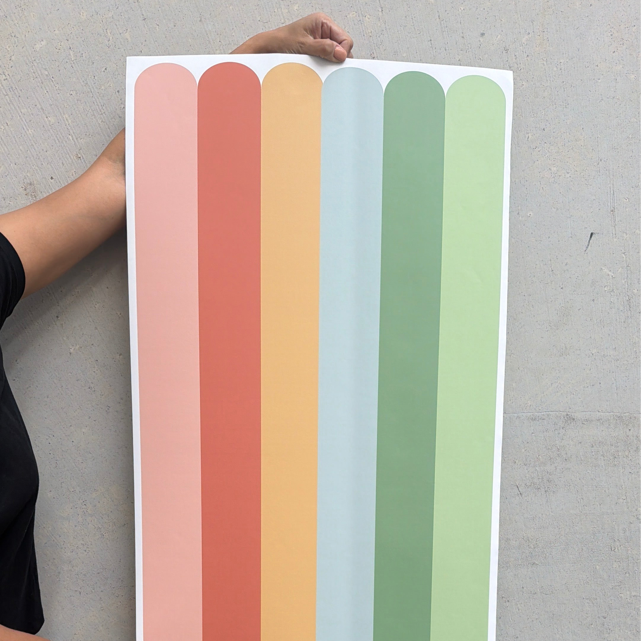 Half Wall Panels - Sunset Glow