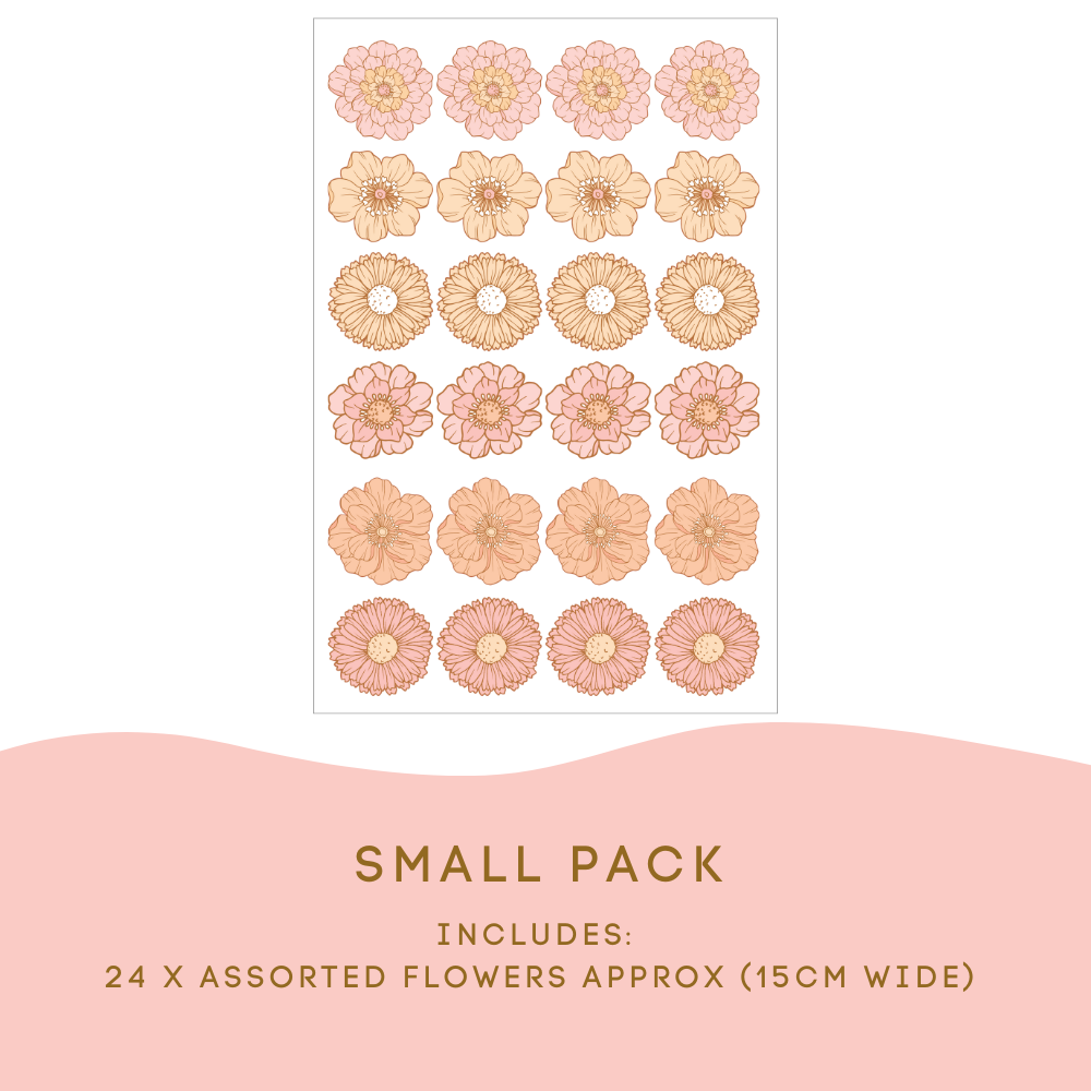 Mini Allie Floral Wall Decals