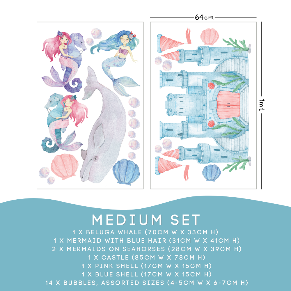 Mermaid Wall Decals