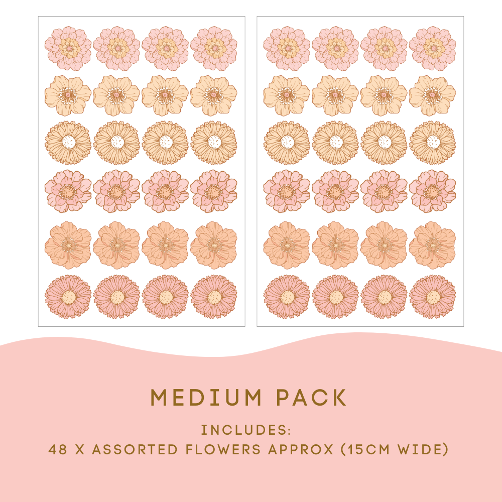 Mini Allie Floral Wall Decals