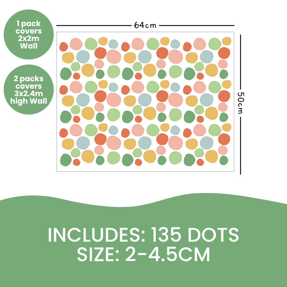 Sunset Glow Spot Wall Decals