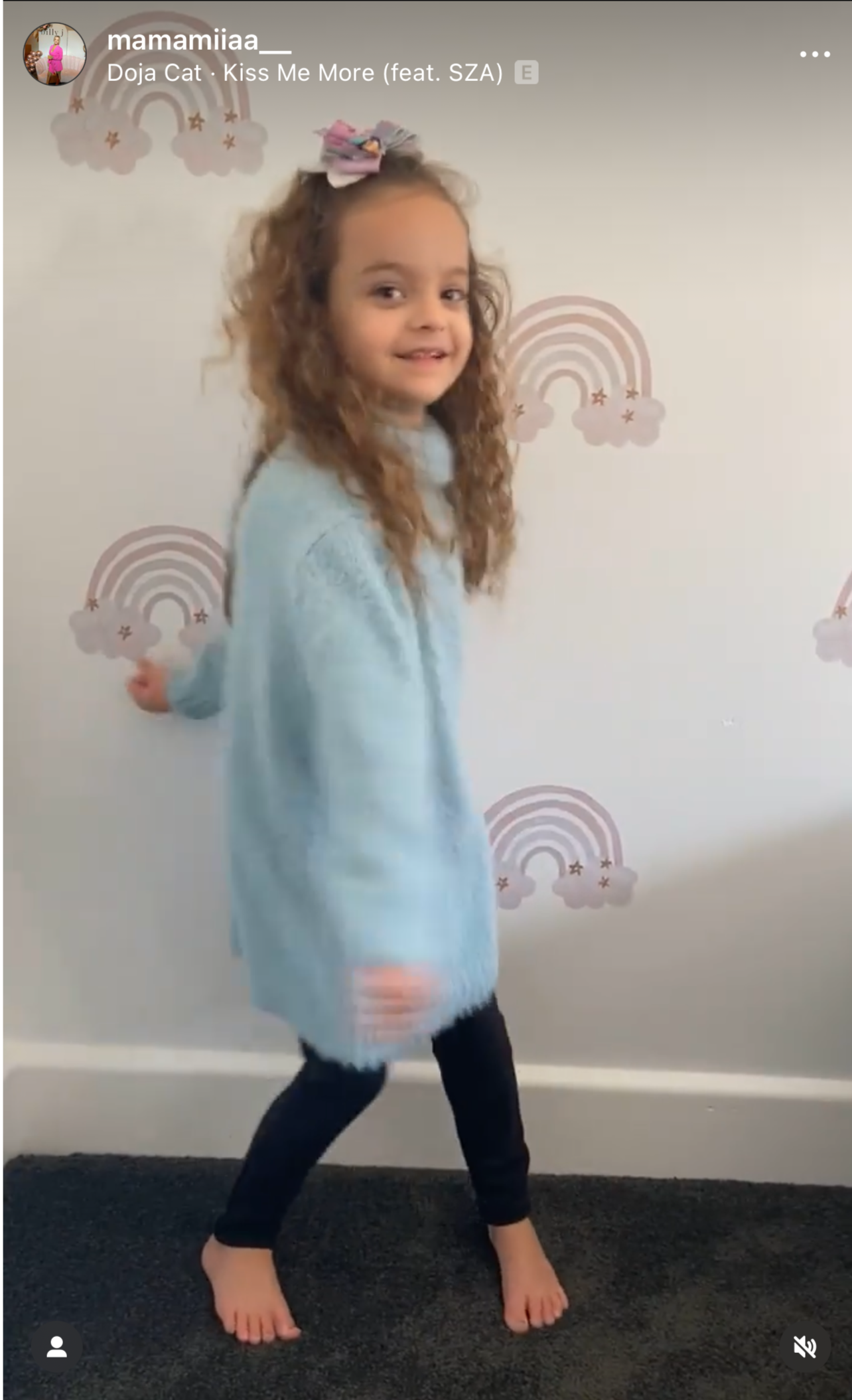 Rainbow Dreams Pink Mini Wall Decals