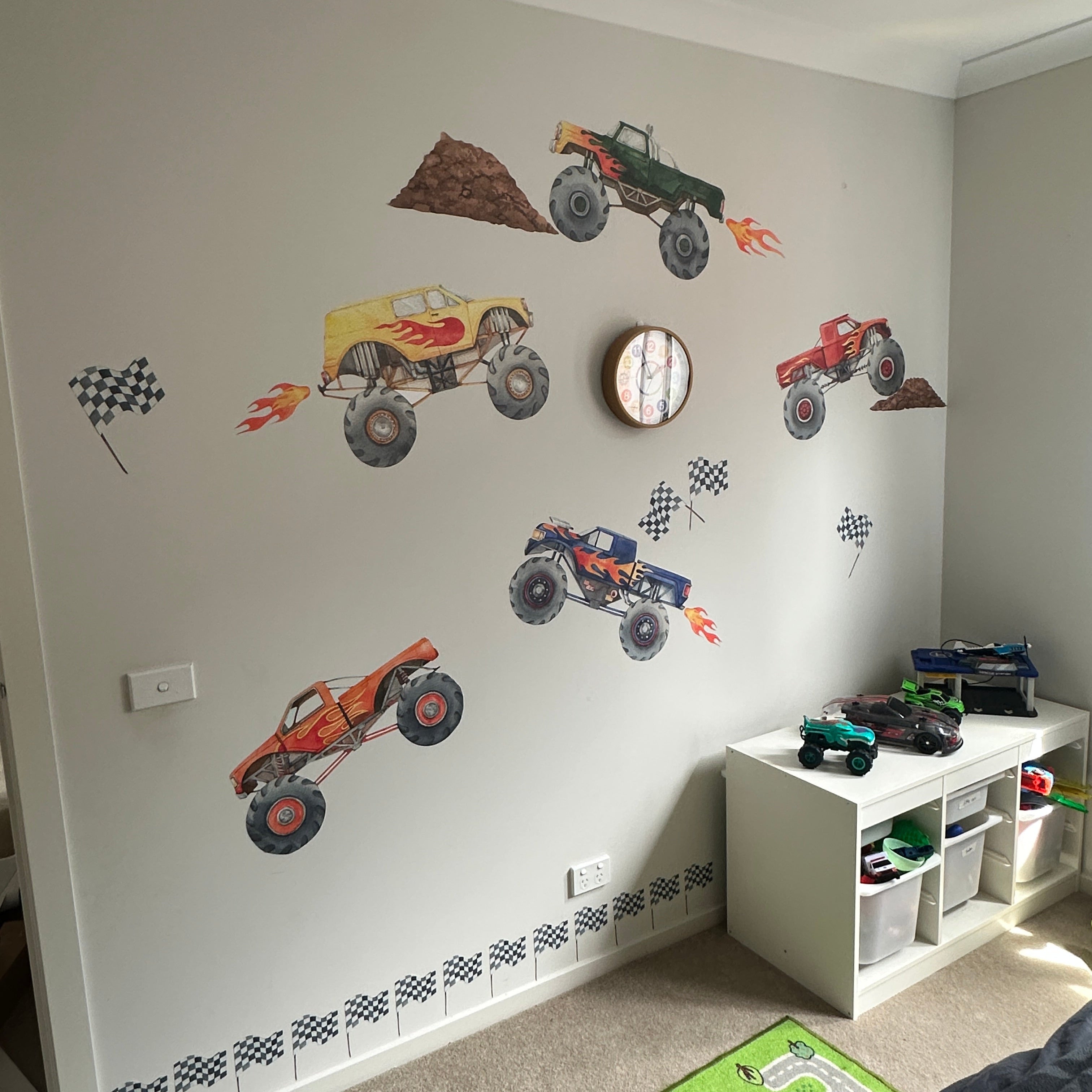 Monster Truck Wall Decals