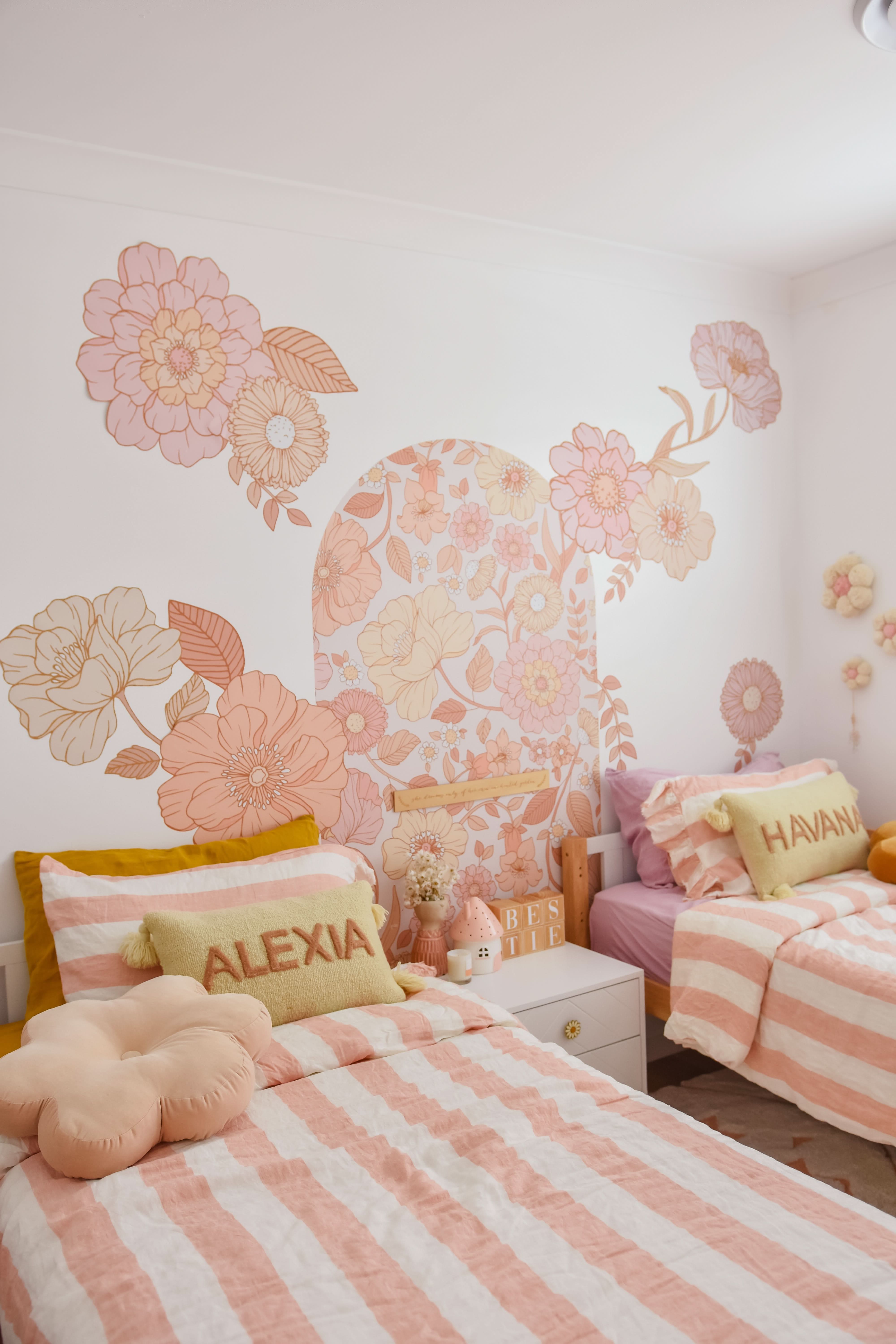 Allie Flower Wall Decals