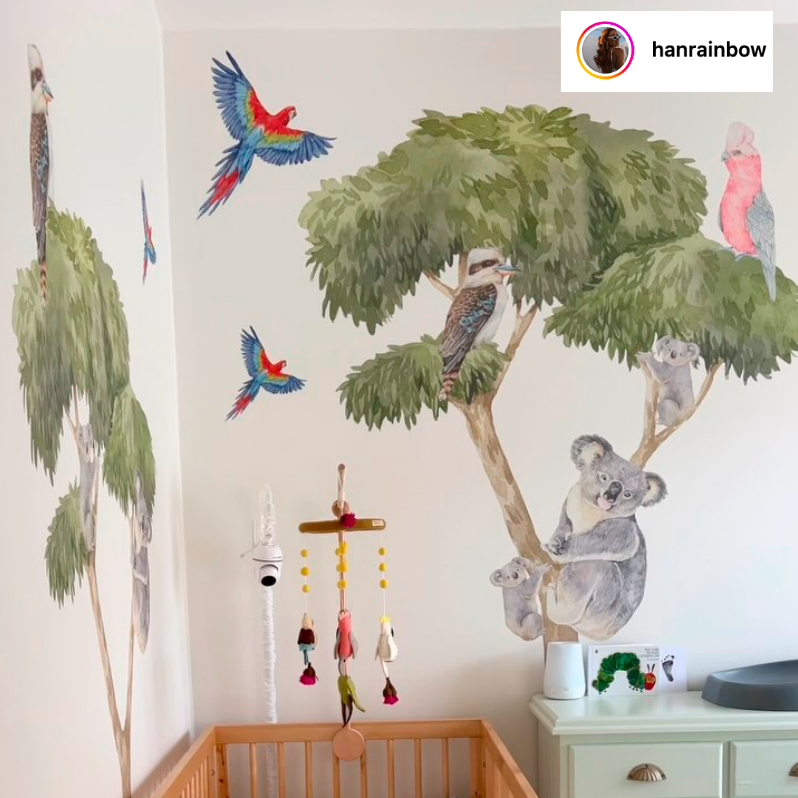 Australian Bush Animal & Gum Tree Wall Decal Bundles