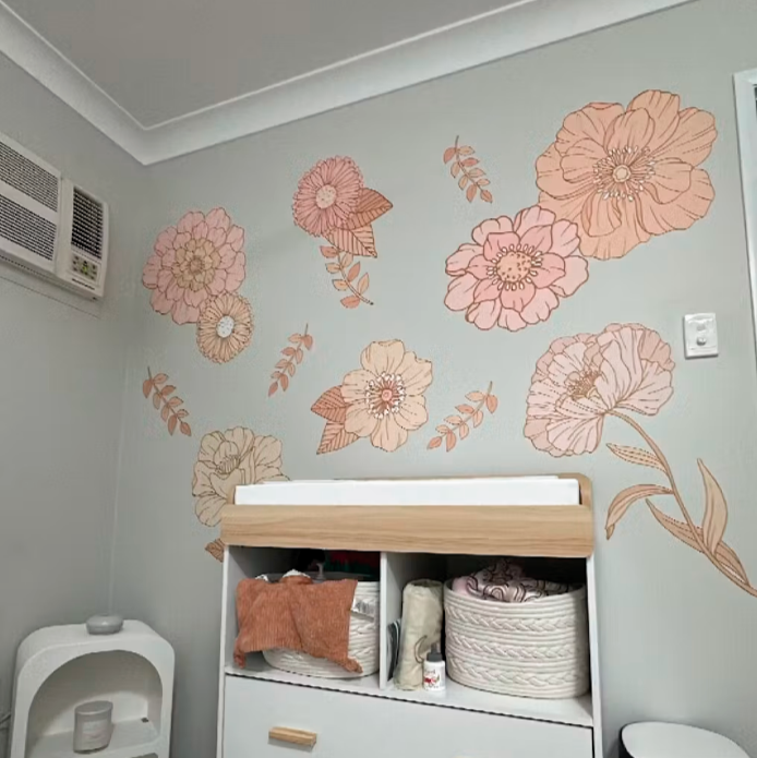 Allie Flower Wall Decals