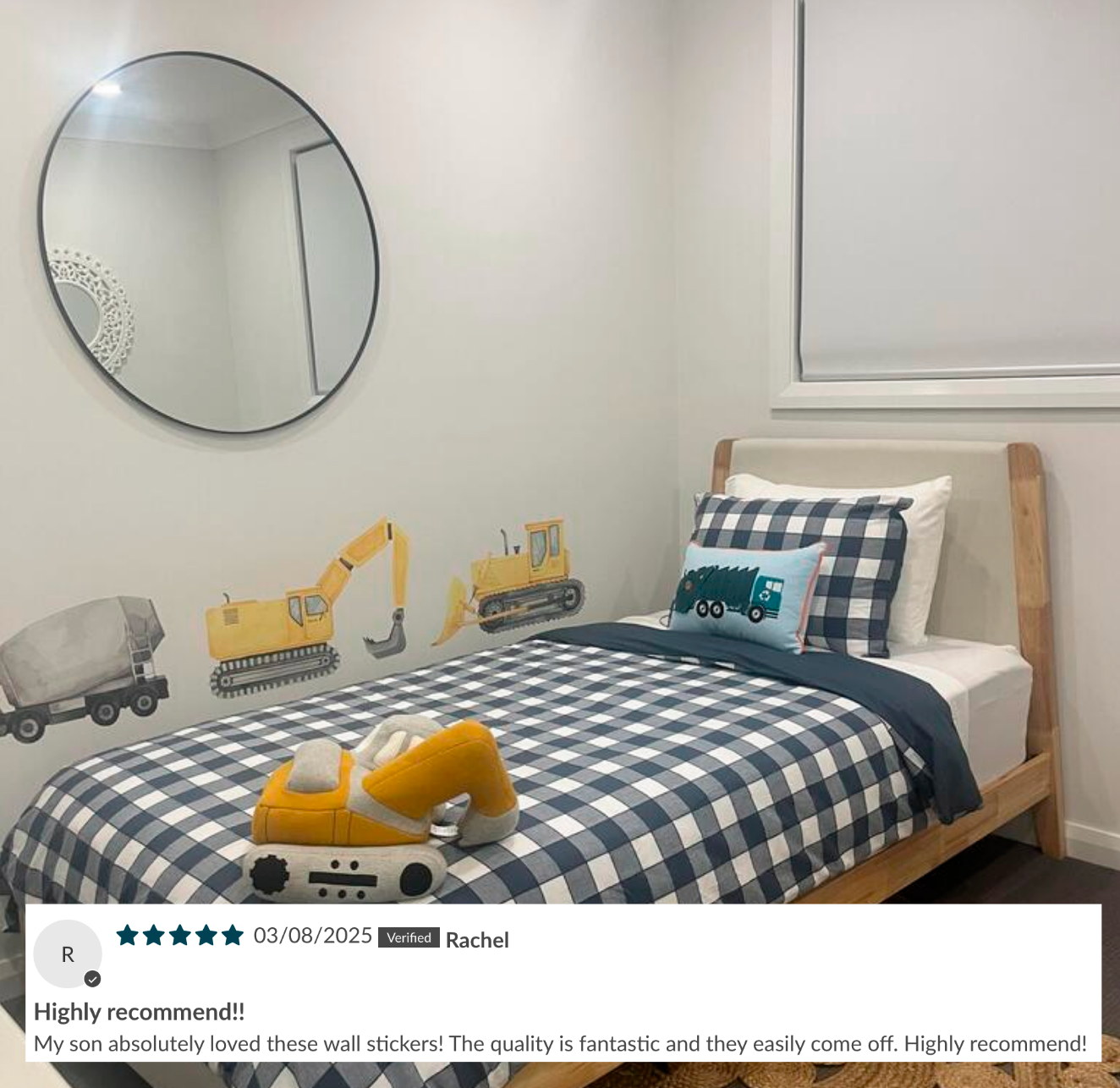 Construction Vehicle Wall Decals