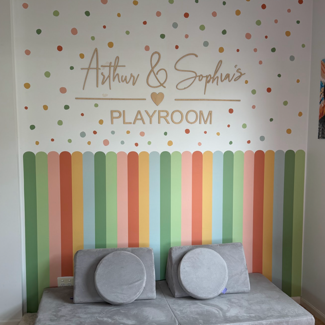 Half Wall Panels - Sunset Glow