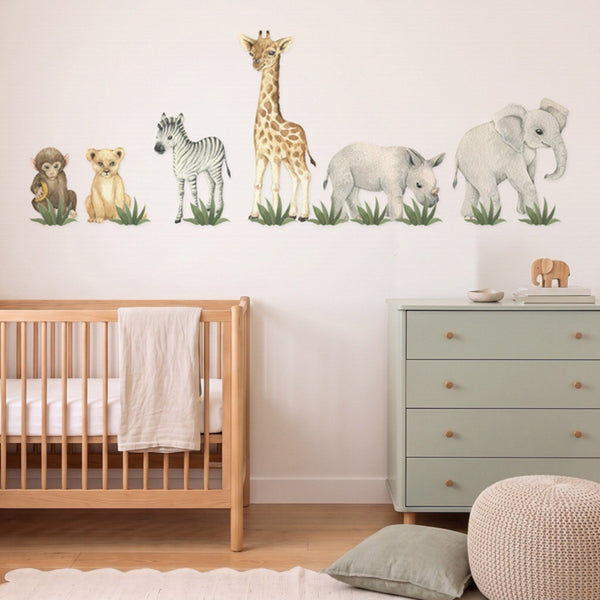 Baby Safari Animal Decals