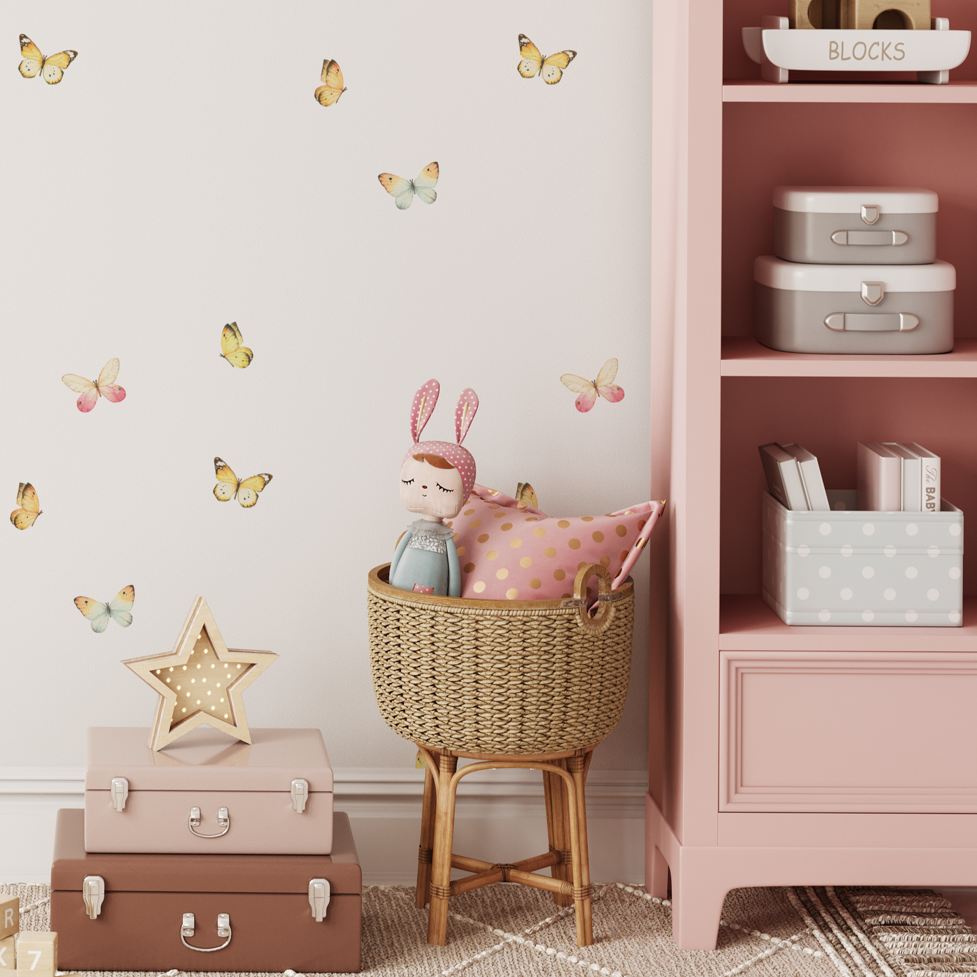 Mixed Butterfly Wall Decals