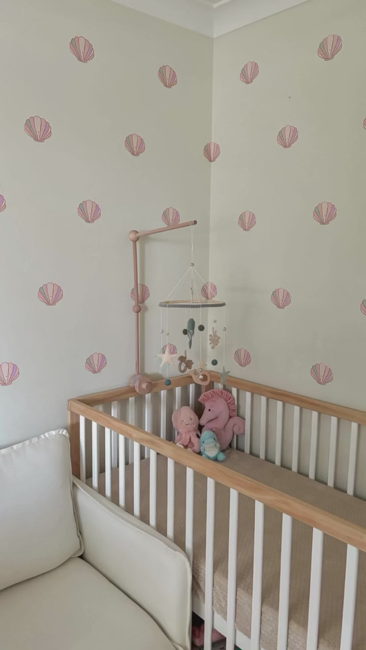 Load video: Sea Shell Wall Decals