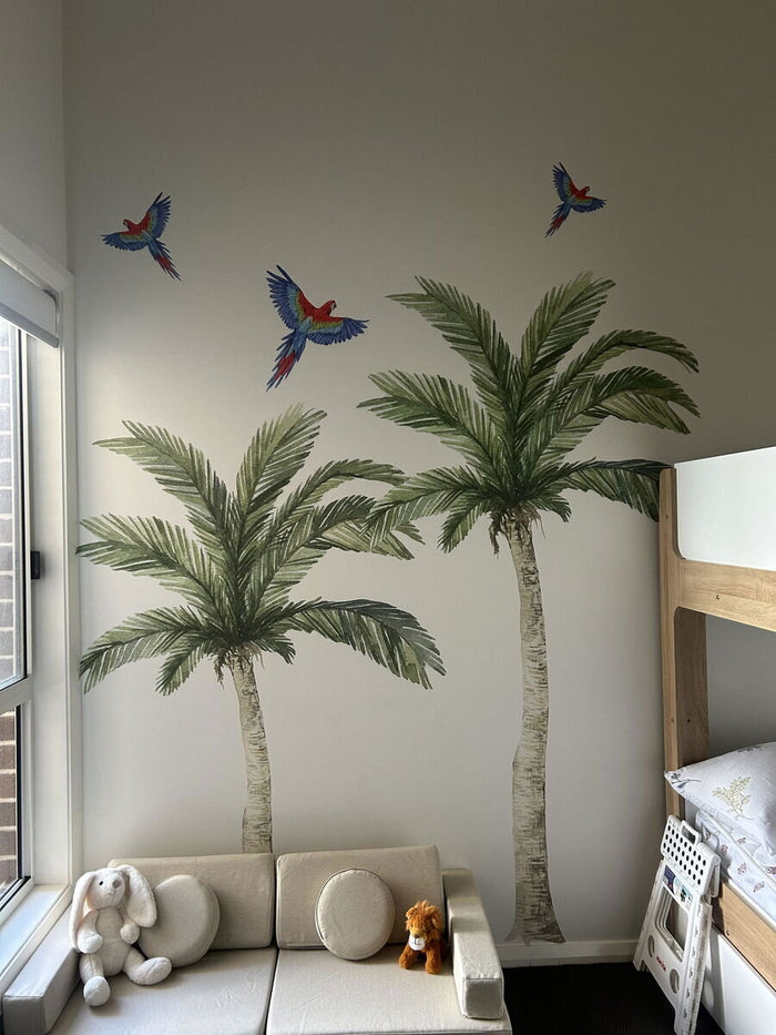 Customer photo of palm tree decals