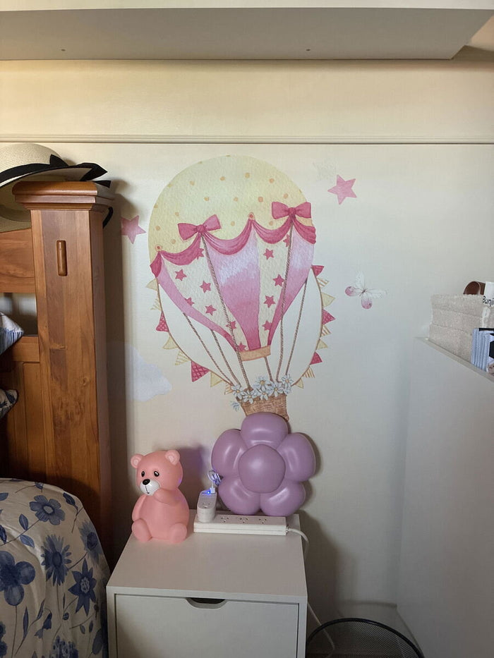 Customer photo of a hot air balloon decal