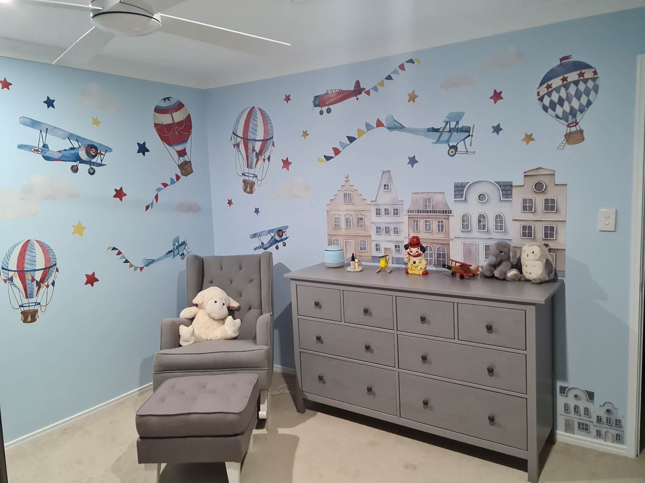 Airplane + Hot Air Balloon Decal BUNDLE PACKS