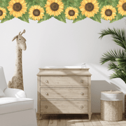 Sunflower Wall Trim Decals
