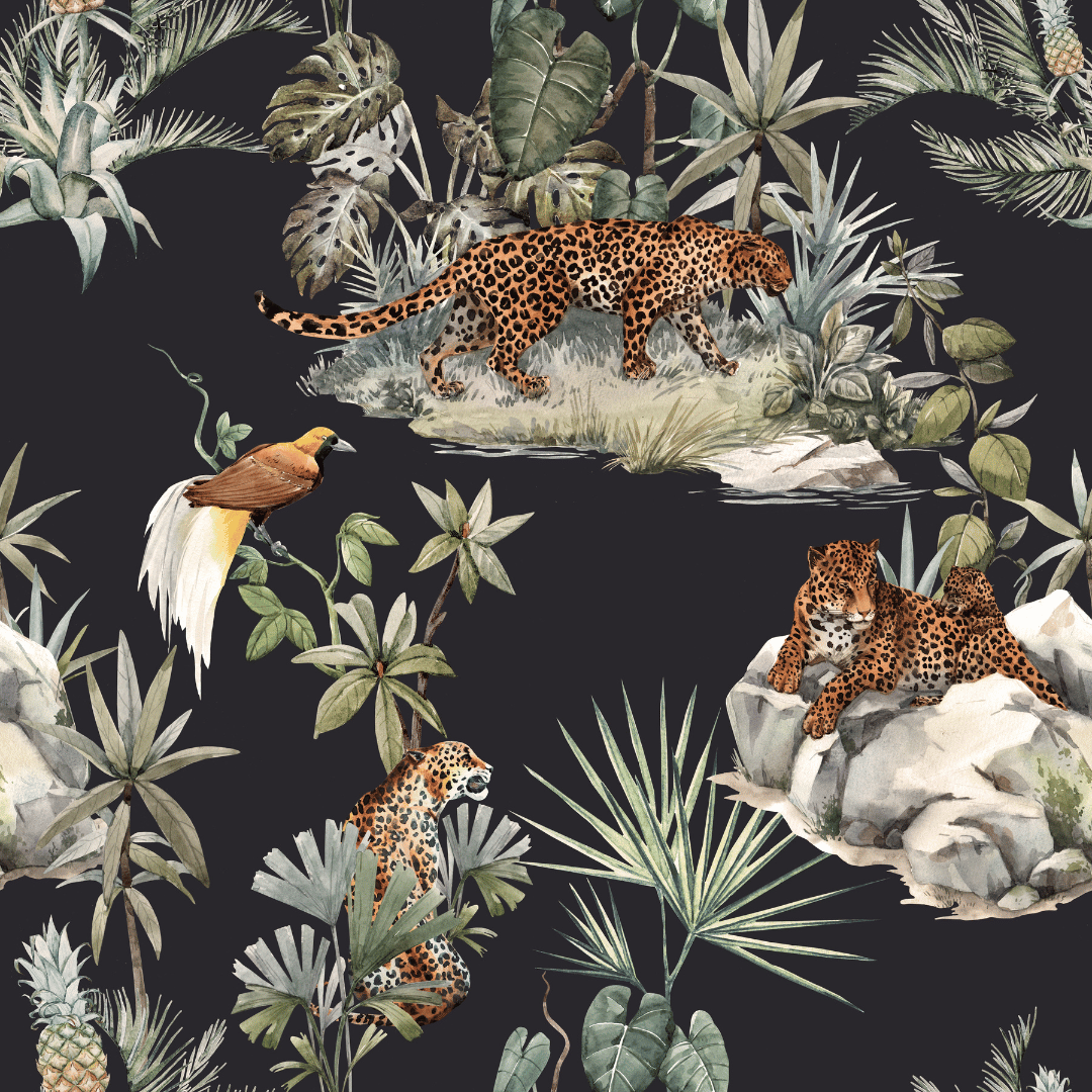 Jungle Fever Leopard Wallpaper Tiny Walls