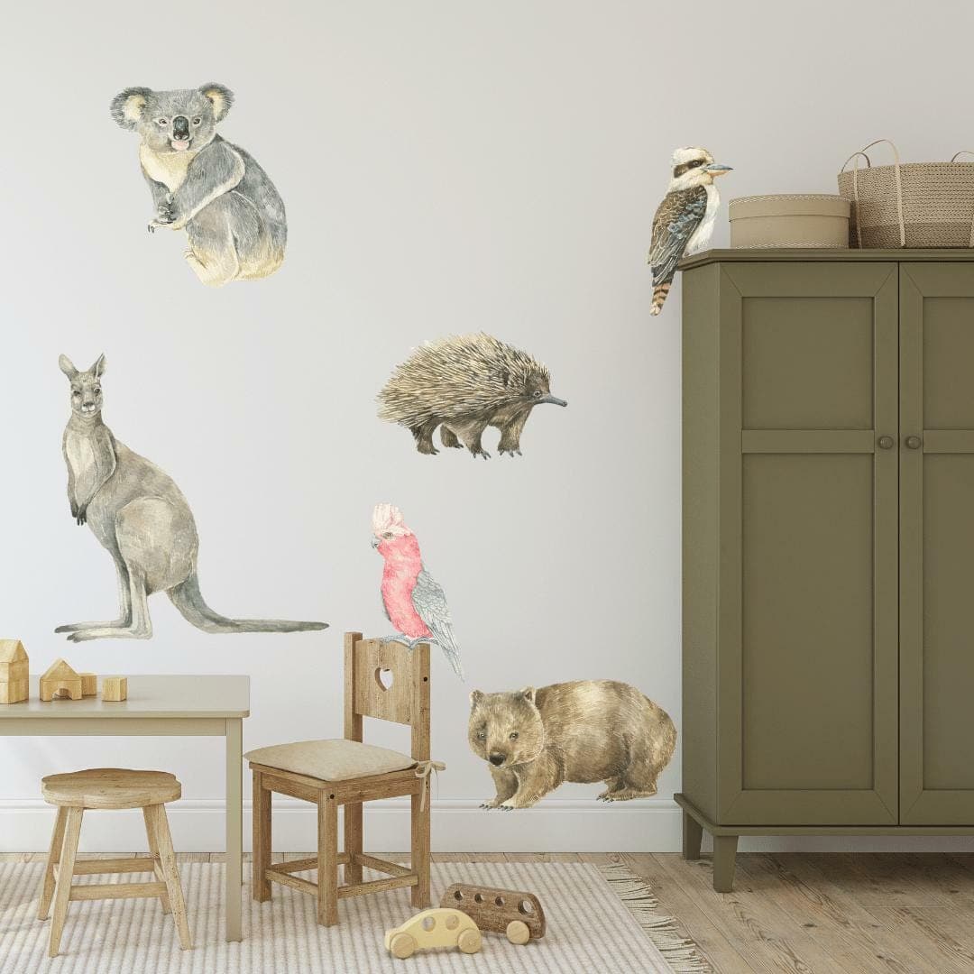 Australiana Australian Animal Wall Decals Tiny Walls
