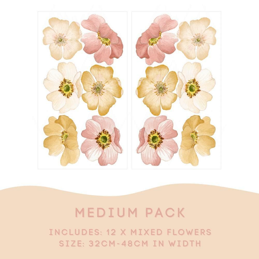 Marigold Floral Wall Decals