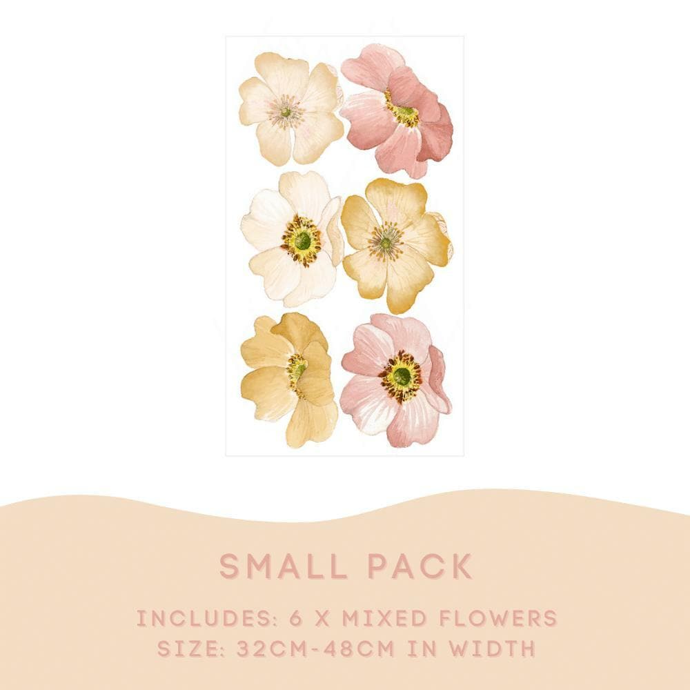 Marigold Floral Wall Decals