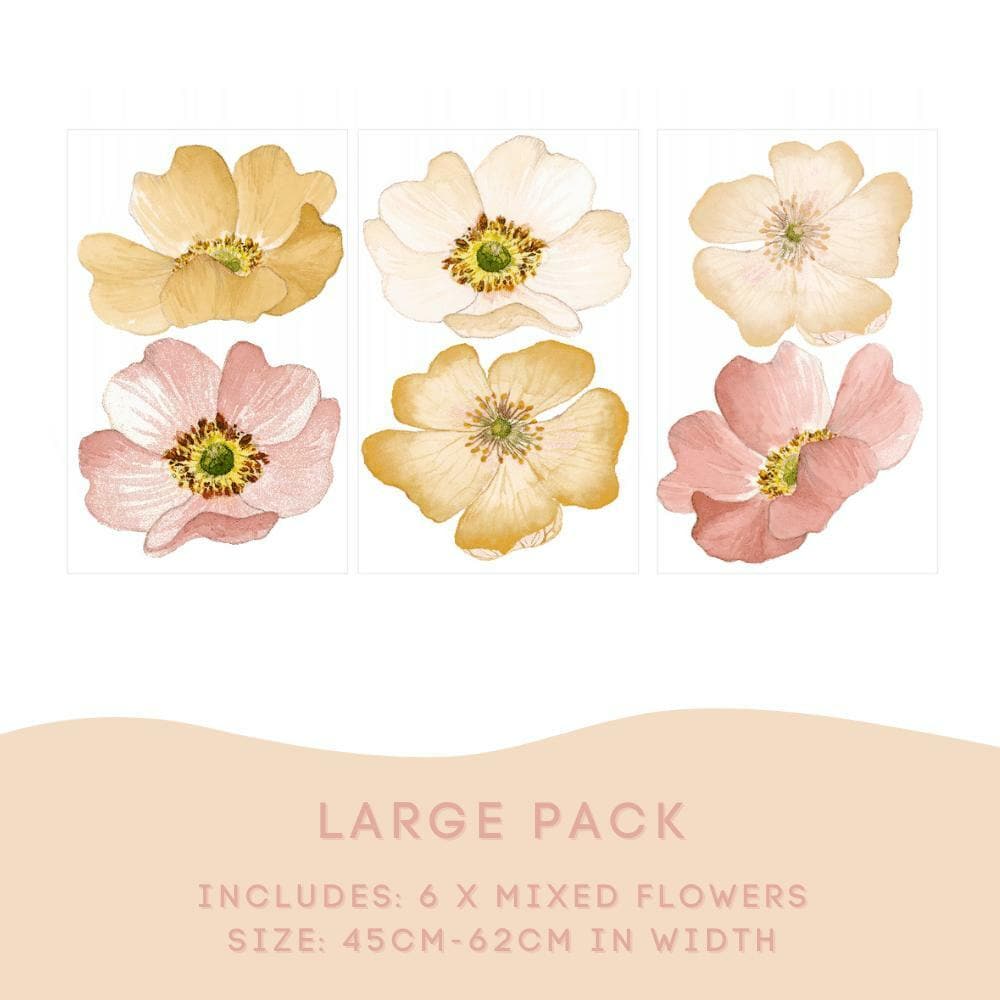 Marigold Floral Wall Decals