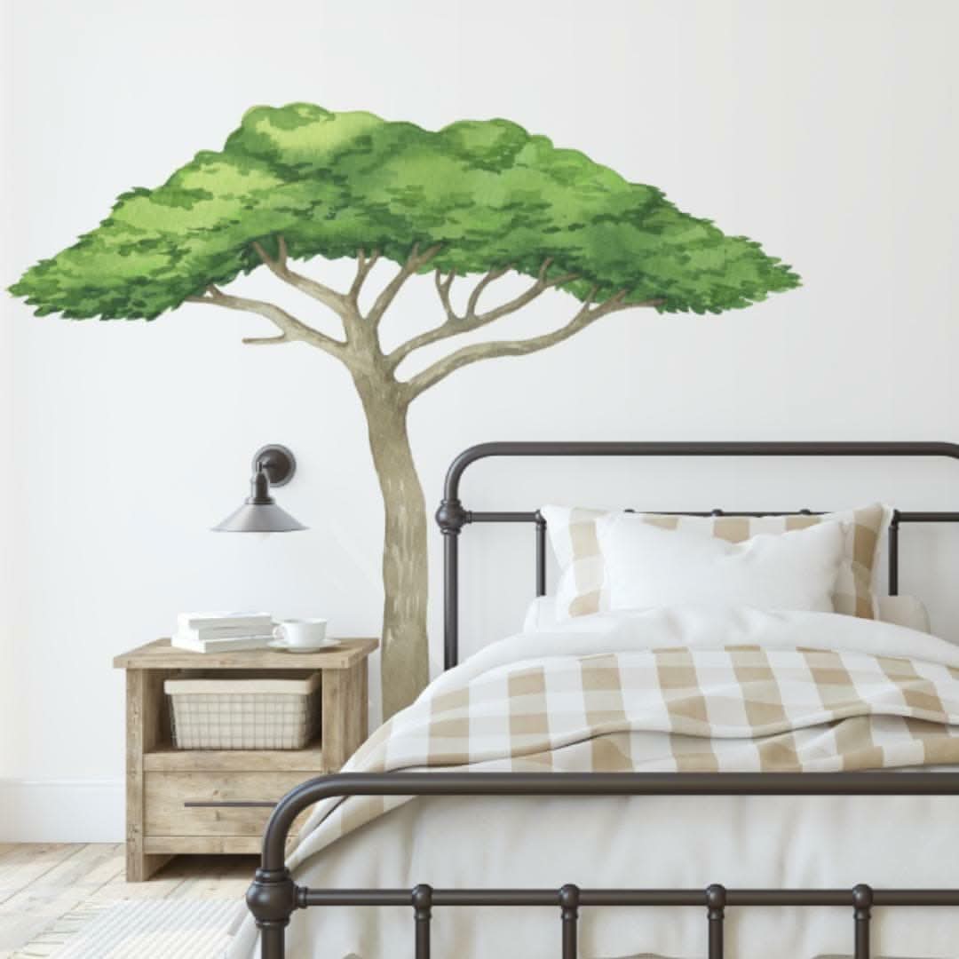 Safari Animals + Acacia Tree Wall Decal Bundles