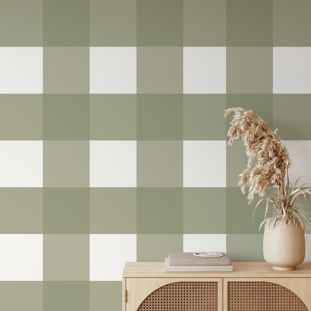 Gingham & Check Wallpaper