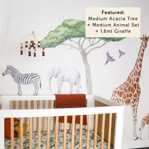 Acacia Safari Tree Decal