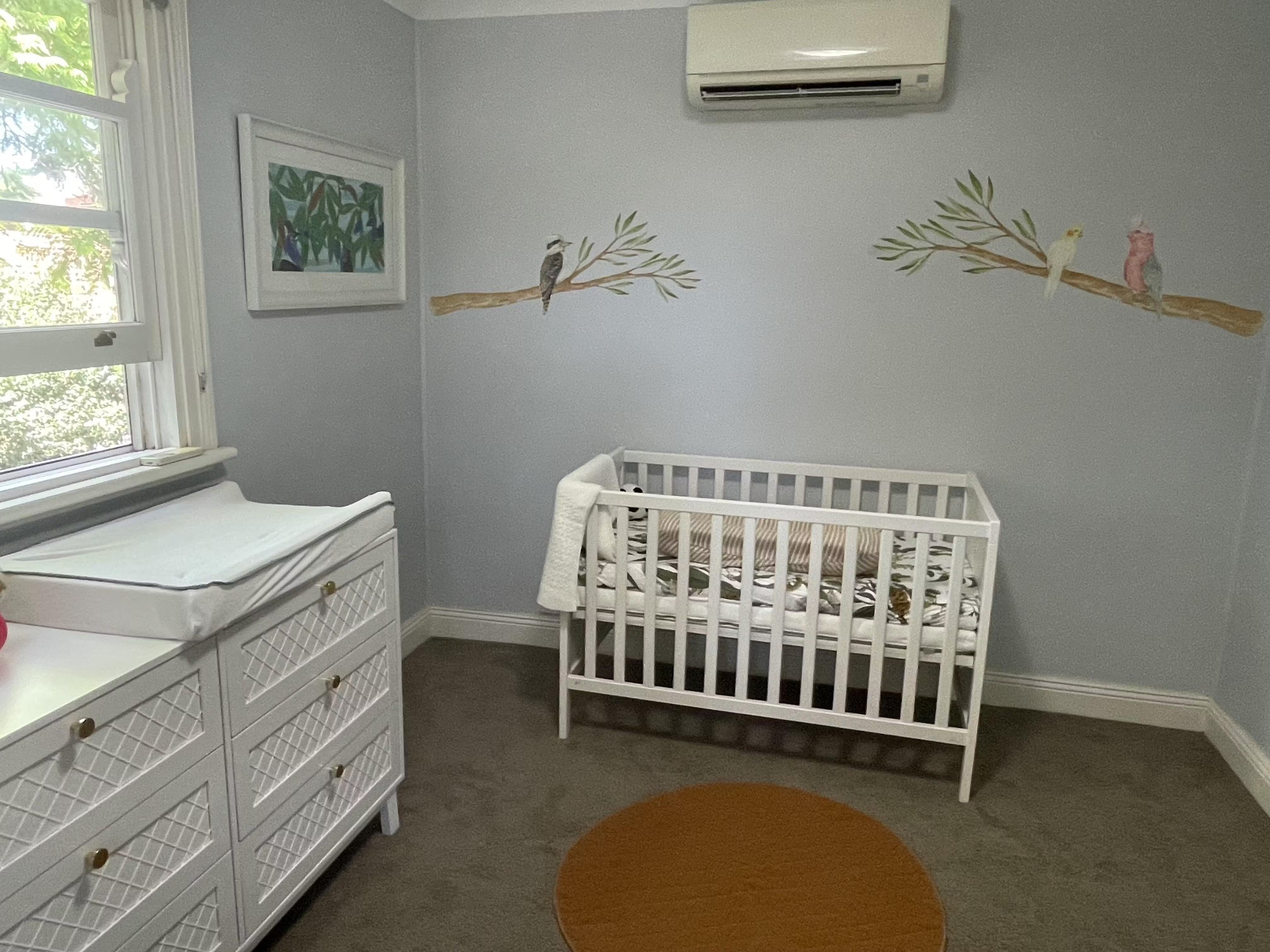 Australian Gum Tree Branch & Bird Wall Decals