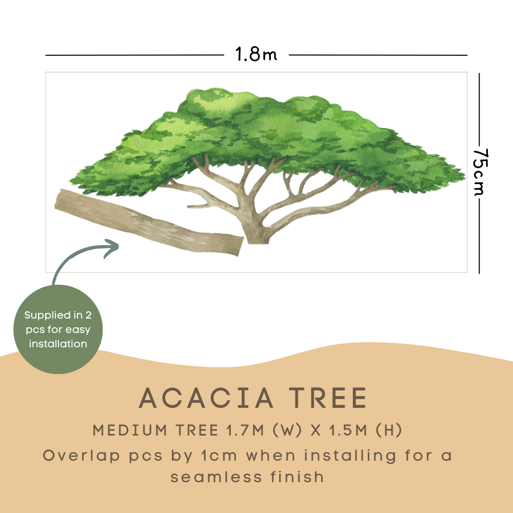 Acacia Tree Wall Decals