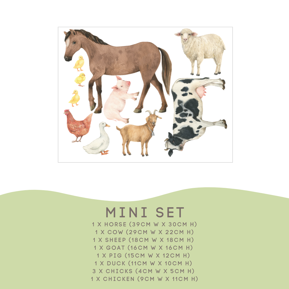 Farm Animal Wall Decals