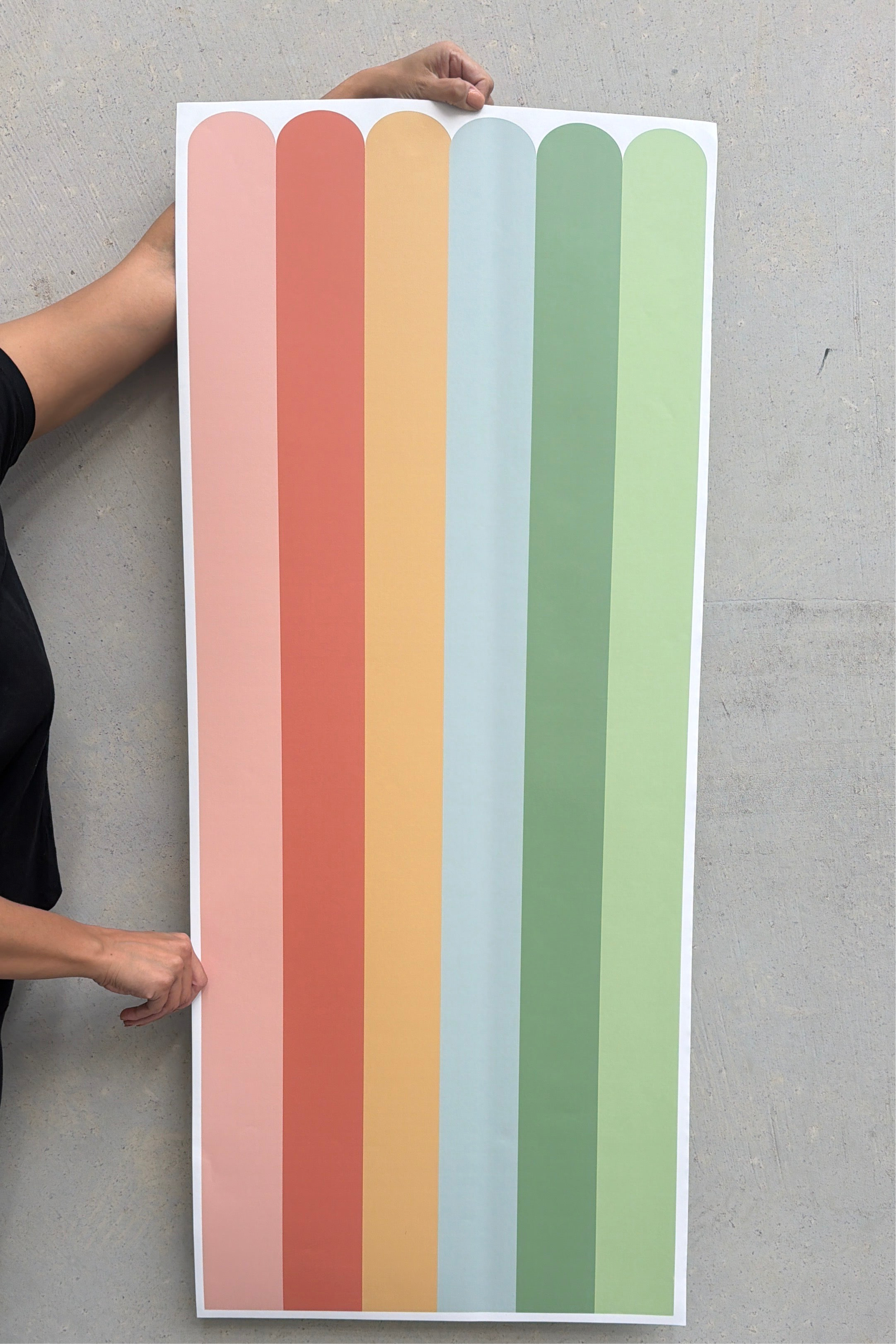 Half Wall Panels - Sunset Glow