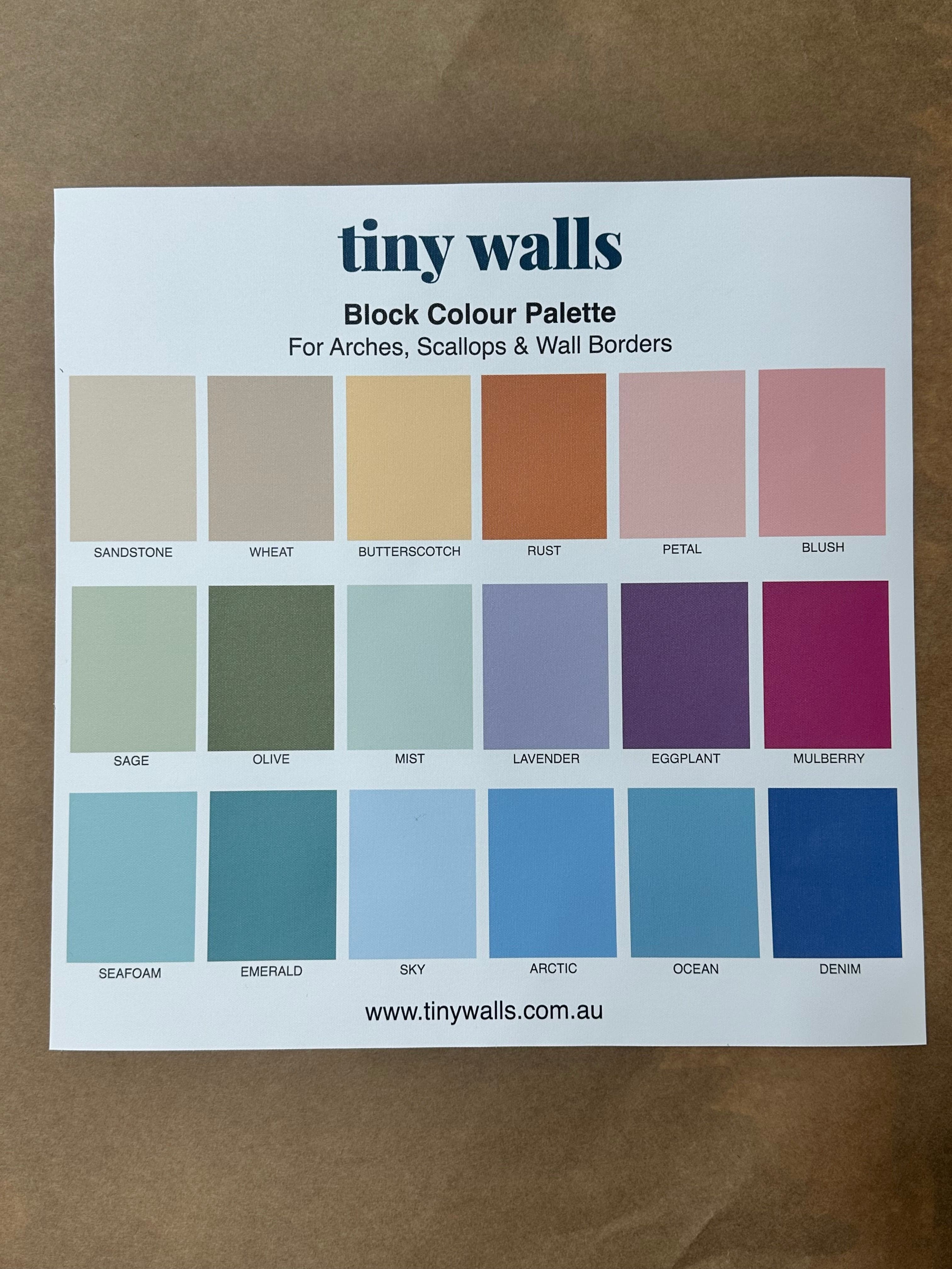 Block Colour Arch Decals - All Colours/Sizes