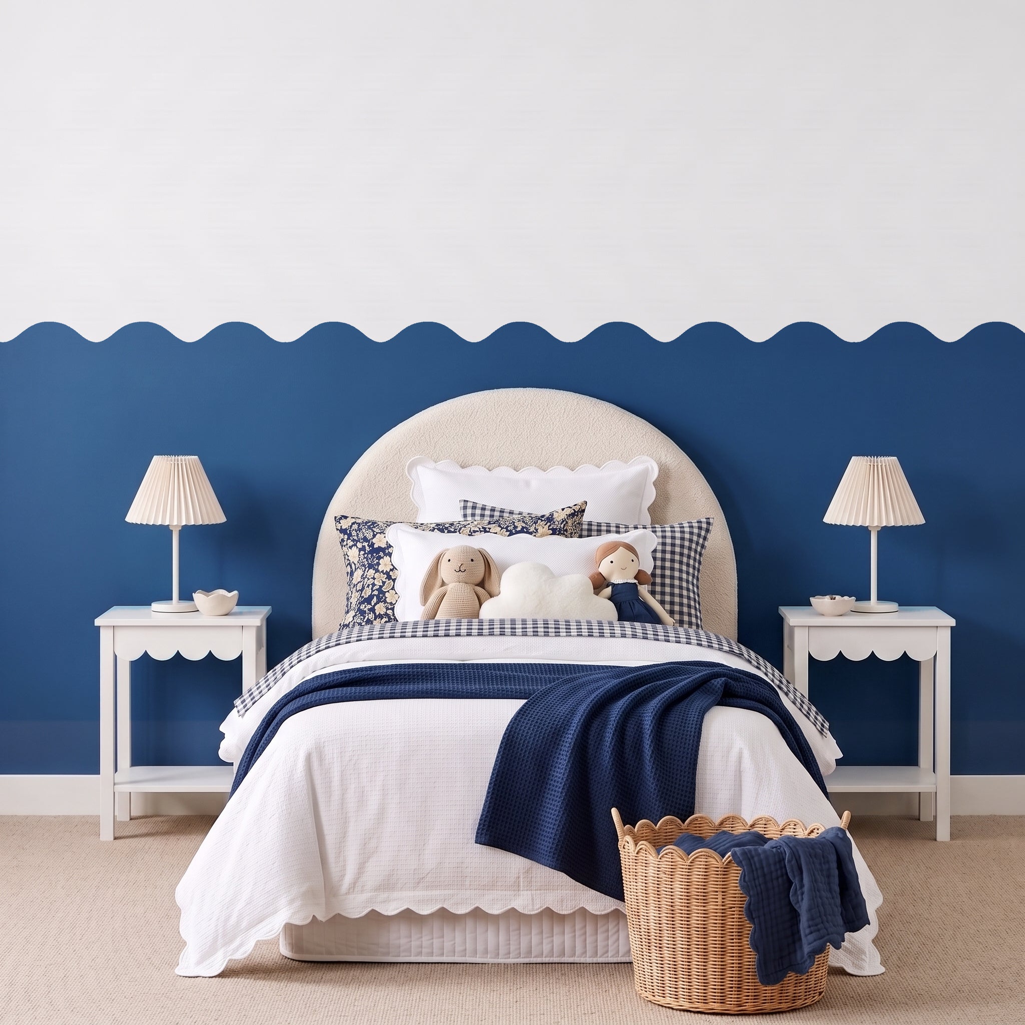 Wave Half Wall Panels - Choose a Colour