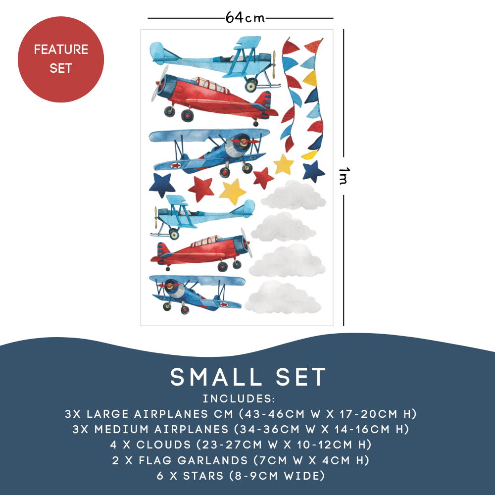 Airplane Wall Decals