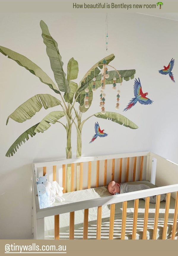 Banana Palm Tree Decal