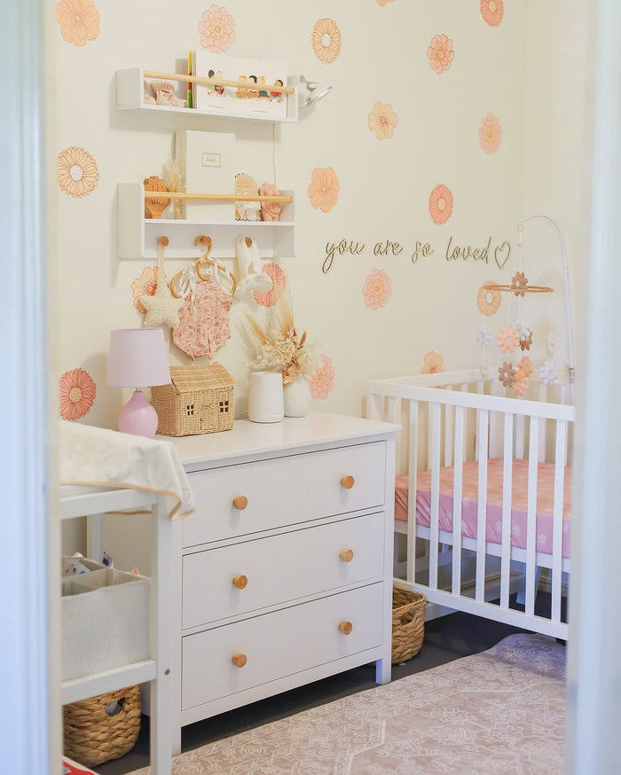 Full Room — Mini Allie Boho Floral Decals