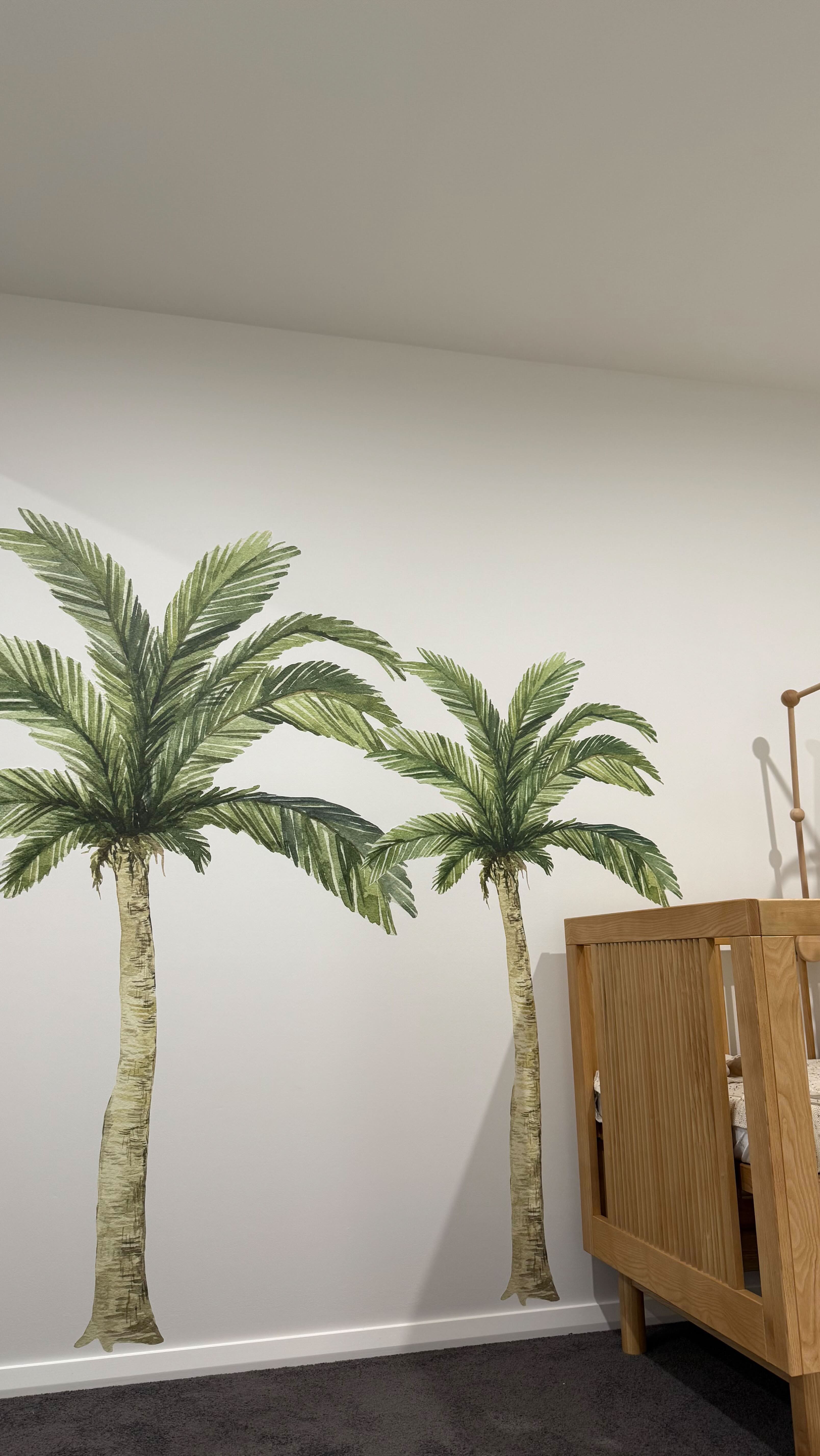 Tropical Palm Tree Wall Decals