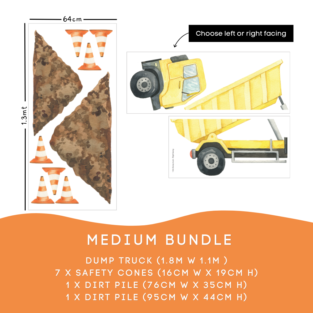 Construction Decal Bundle Packs