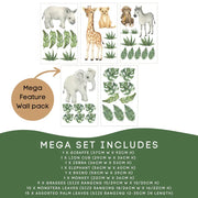 Baby Safari Nursery Wall Decals