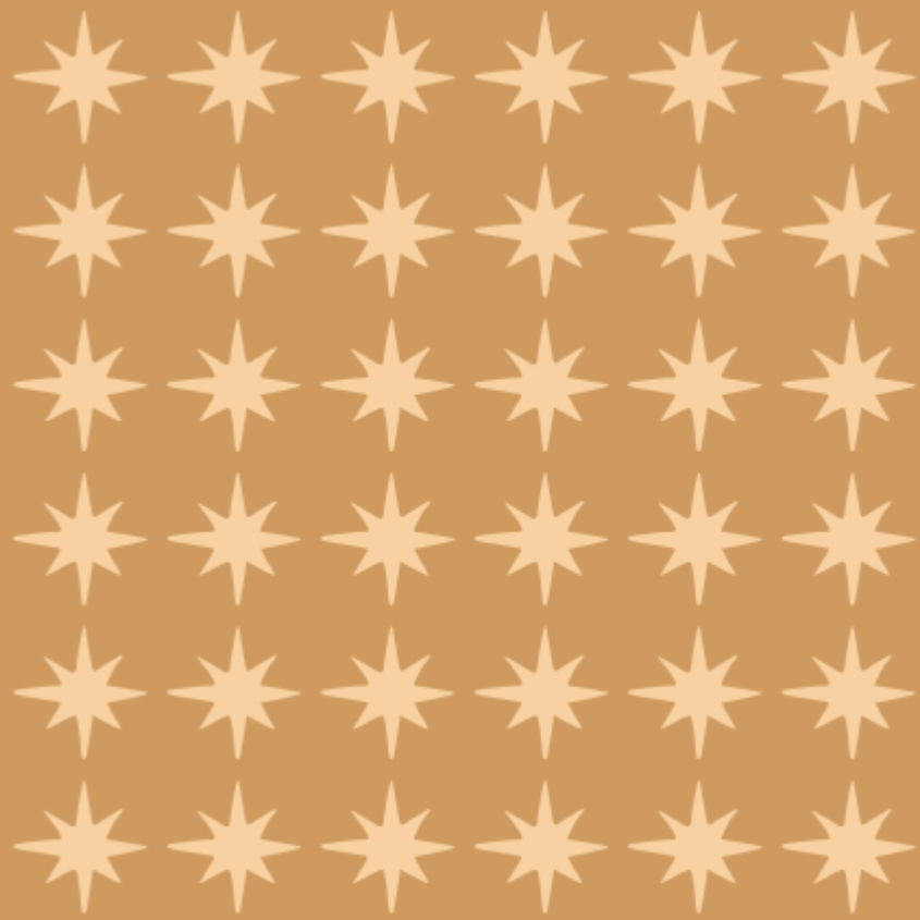 Crystal Copper Minimalist Star Wallpaper