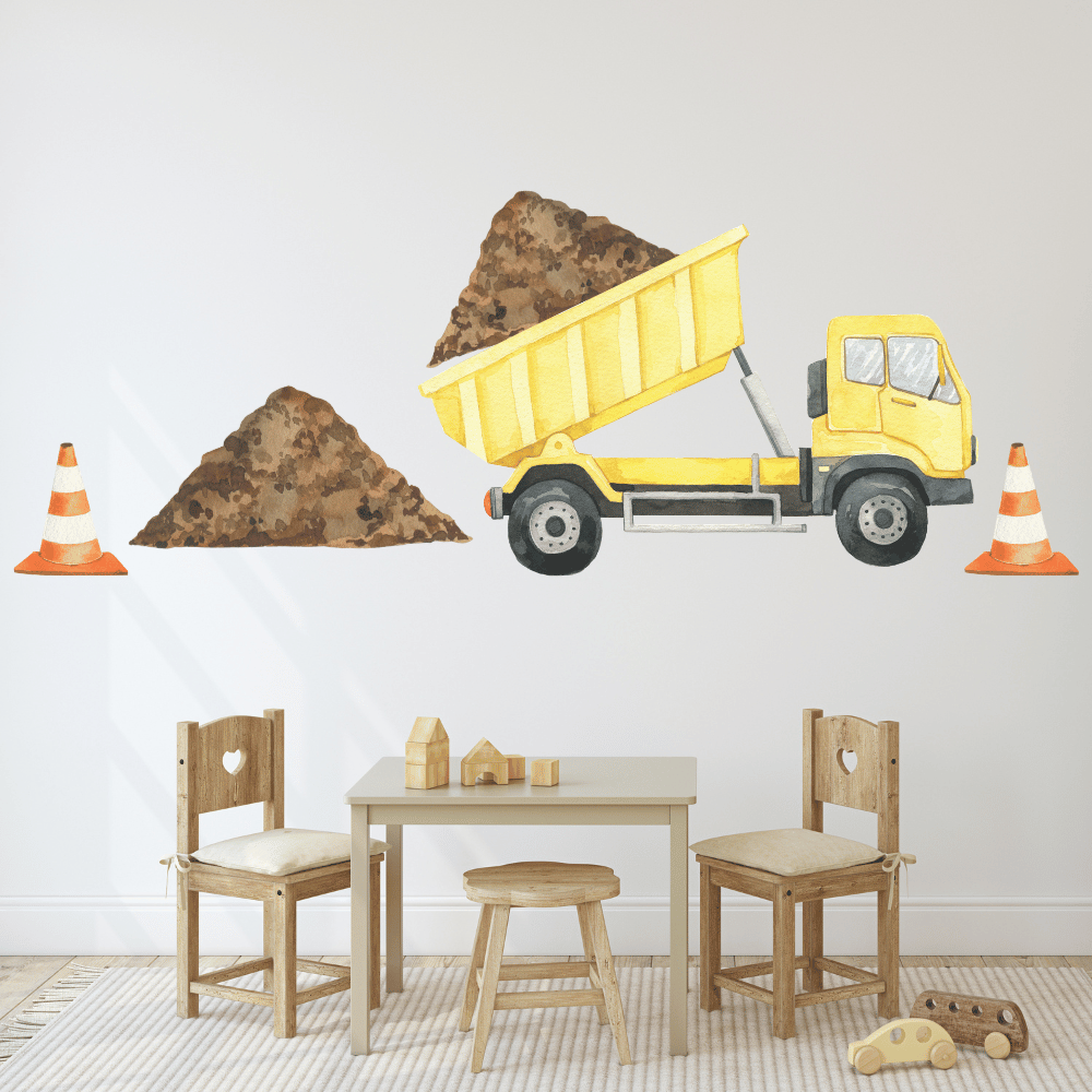 Dump Truck Wall Decal