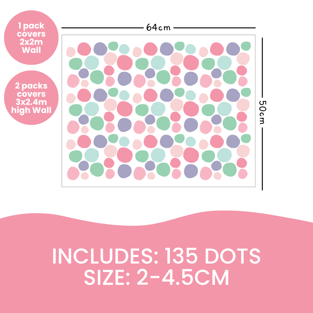 Cotton Candy Spot Wall Decals