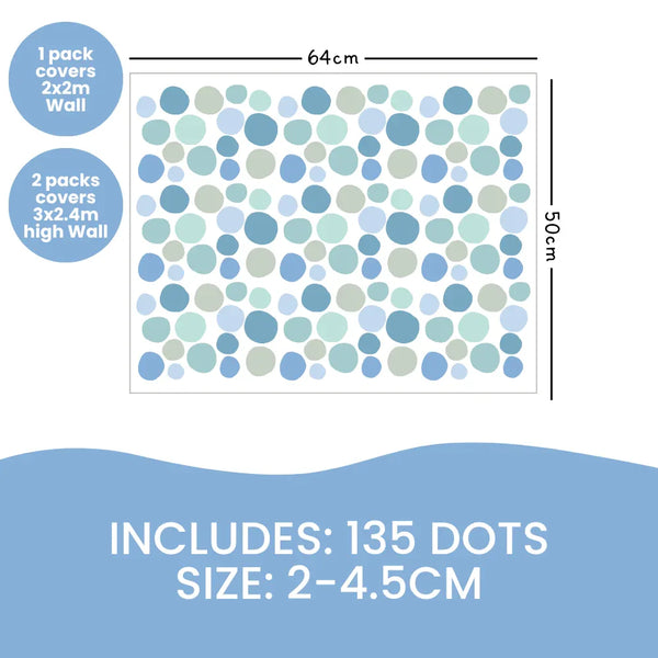 Cool & Calm Blue Spot Decals