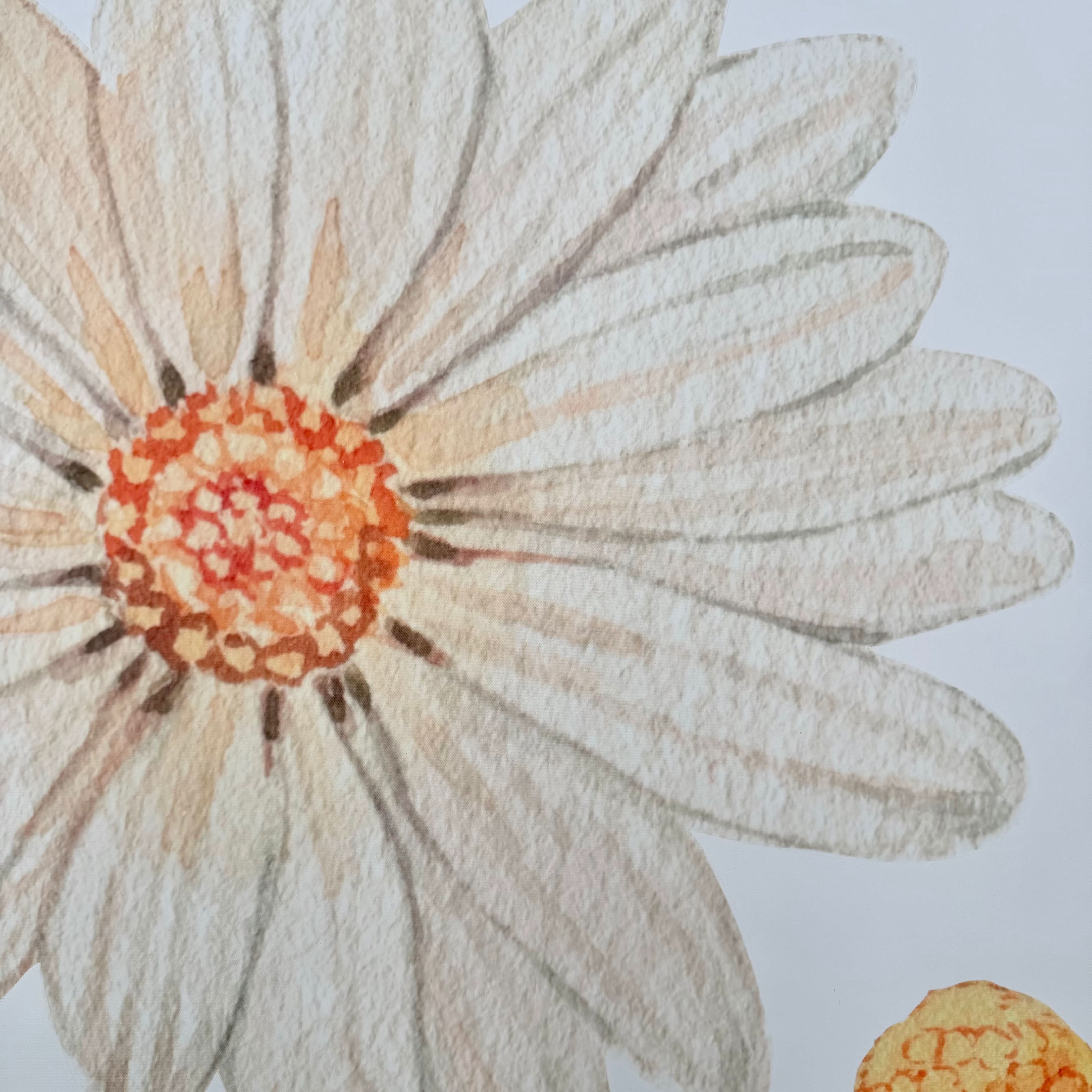 Dahlias and Daisies Wall Decals