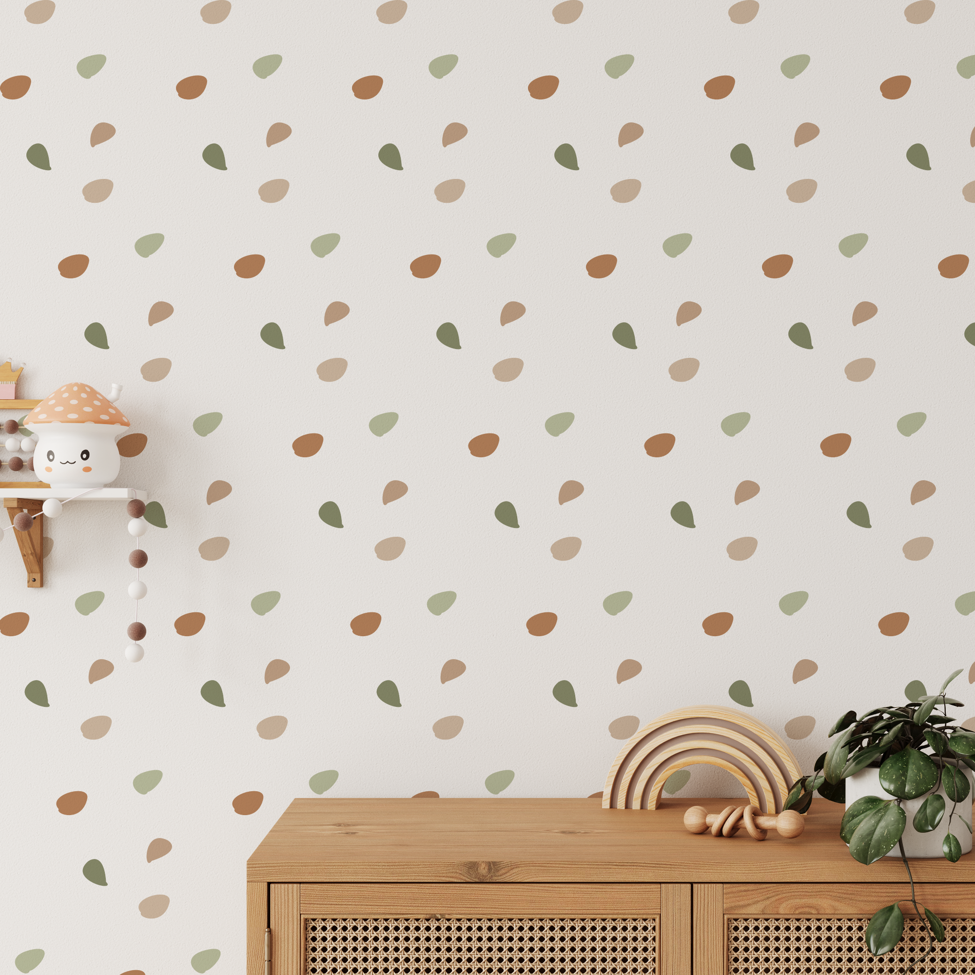 Happy Dots 180pcs Safari Jungle Wall Decals