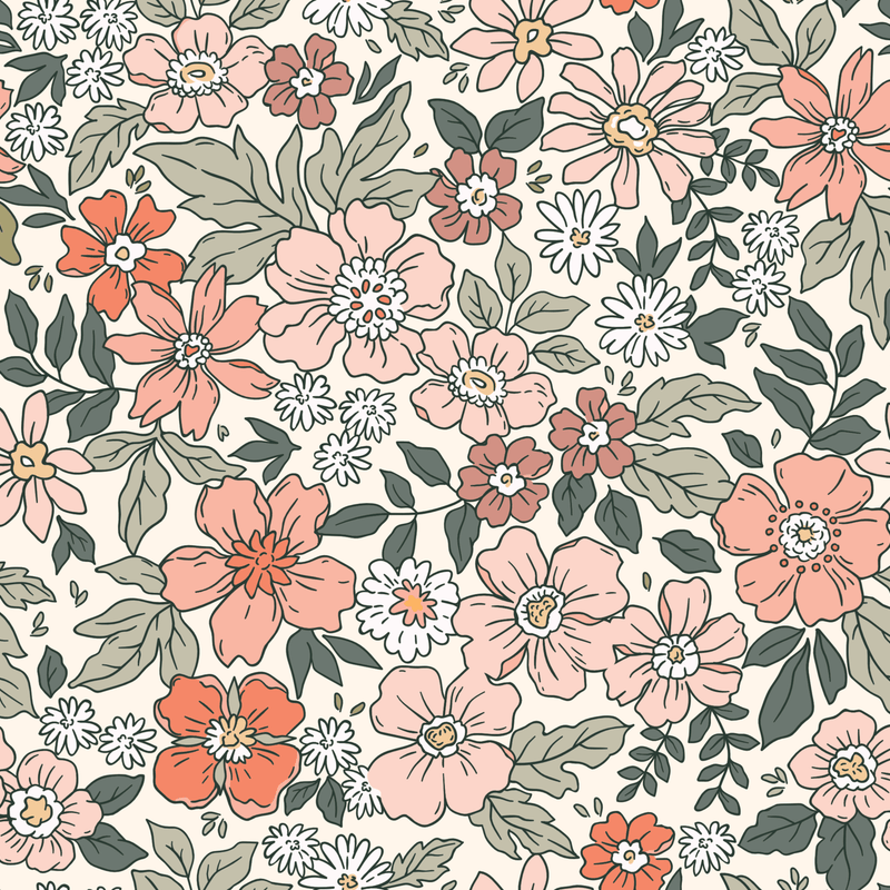 Harmony Ecletic Floral Wallpaper