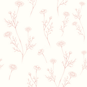 Hattie Dainty Pink Dried Foliage Wallpaper