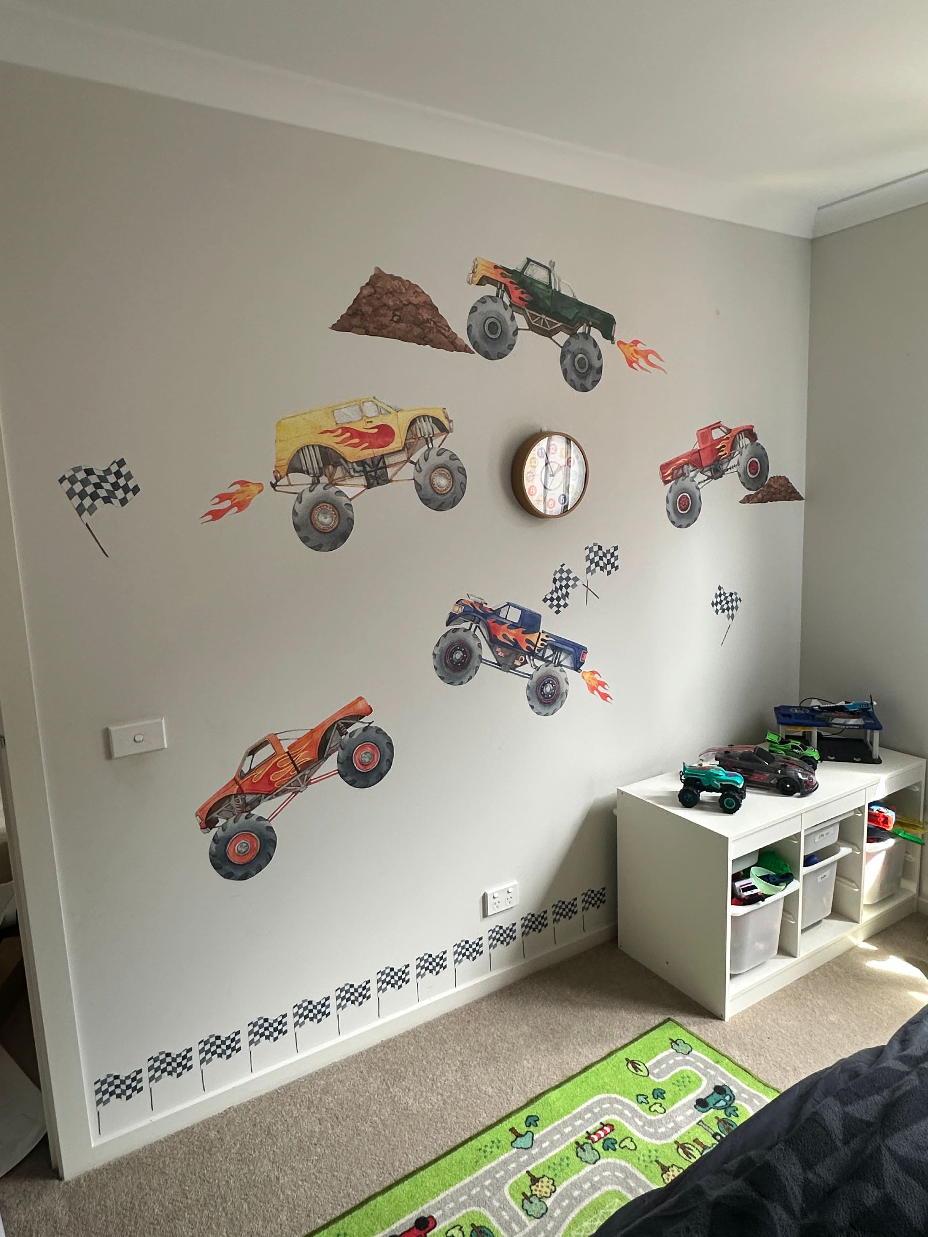 Checkered Racing Flag WalL Decals