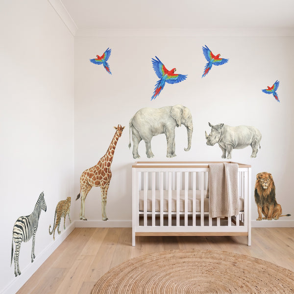 Safari Animals Wall Decals