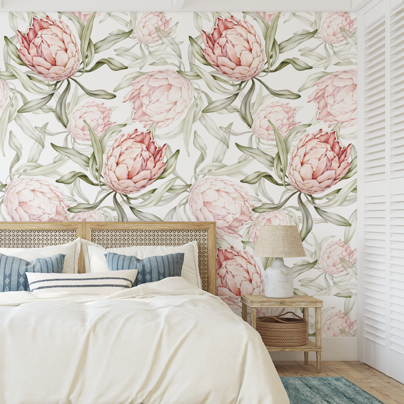 Protea Flower Large Scale Wallpaper Mural